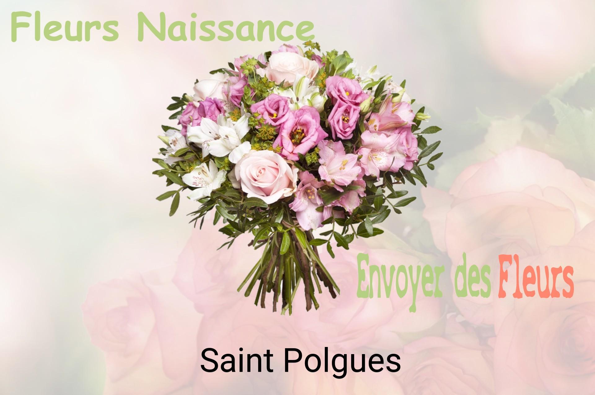 Bouquet de fleurs de naissance livré à Saint-Polgues
